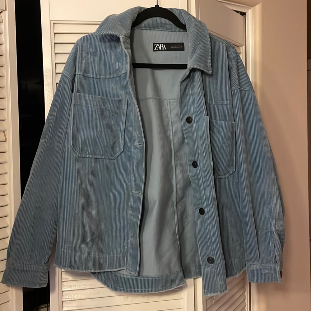 Blue corduroy jacket